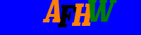 Blue Captcha Image