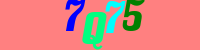 Blue Captcha Image
