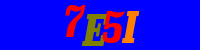 Blue Captcha Image