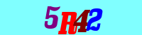 Blue Captcha Image