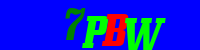 Blue Captcha Image