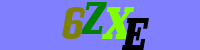 Blue Captcha Image