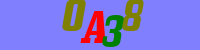 Blue Captcha Image