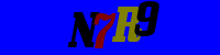 Blue Captcha Image