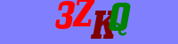 Blue Captcha Image