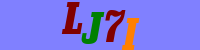 Blue Captcha Image